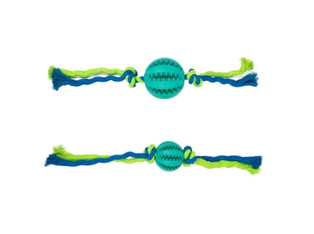 Pelota con nudos "Dientes limpios"