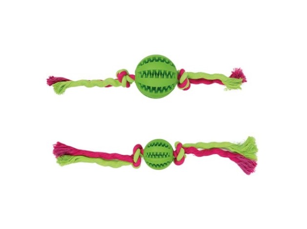 Pelota con nudos "Dientes limpios"