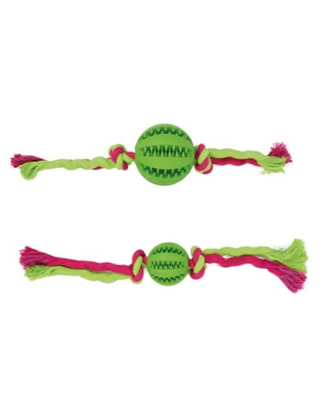 Pelota con nudos "Dientes limpios"