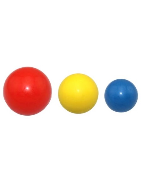 Pelota de goma dura y compacta