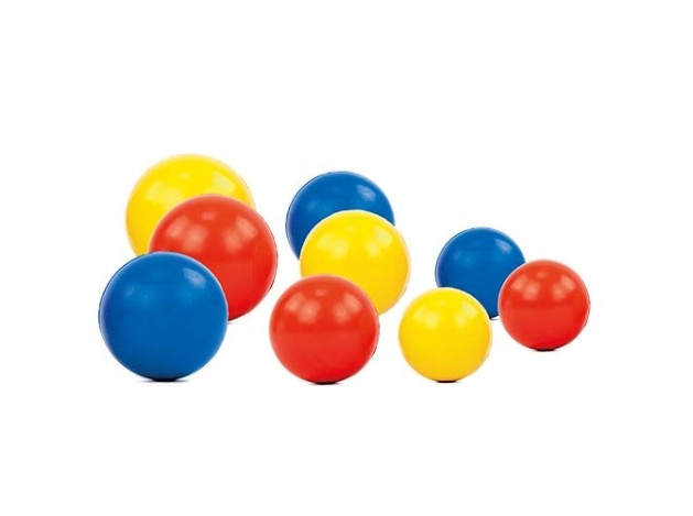 Pelota de goma dura y compacta