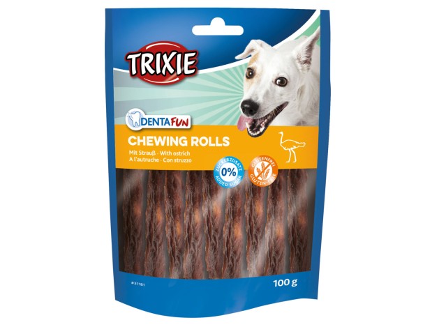 Trixie denta Fun Chewing Rolls - Pack de 6...