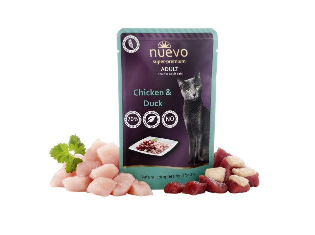 Sobre Gato ADULTO Pollo y Pato NUEVO 16x85g