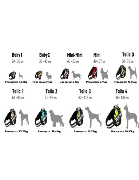 Arnés Julius k-9 IDC Fucsia