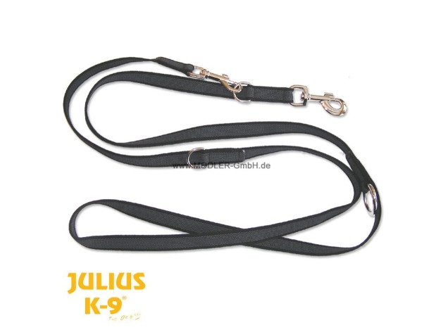 Correa engomada Julius K-9 Negra