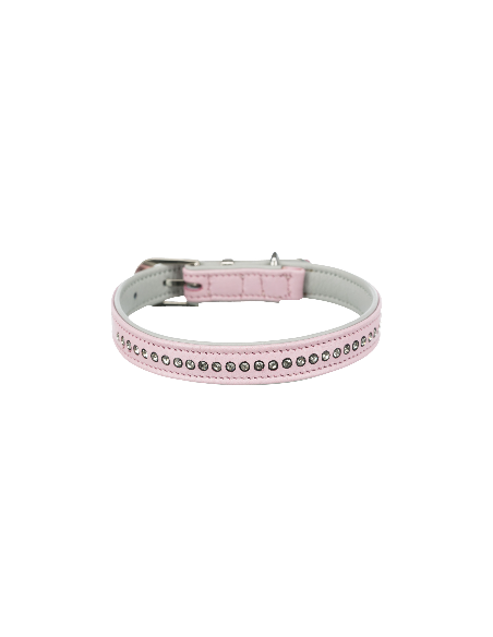 Outlet Trixie Collar para perros piel Rosa 27-33 cm