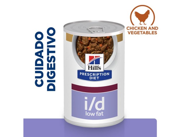 Hill's i/d Low Fat Prescription Diet Digestive Care estofado para perros