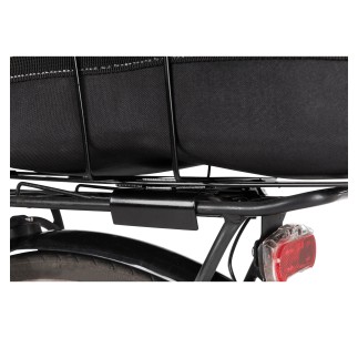 Cesta para Bicicleta para portaequipajes estrechos negro