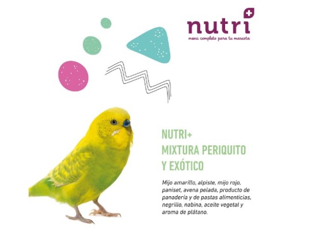 Nutri+ Aves Mixtura Periquito y Exóticos 900gr