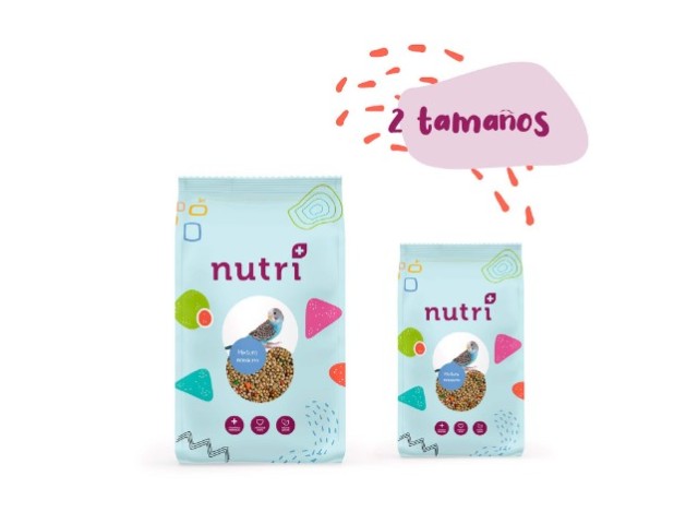 Nutri+ Aves Mixtura Periquito y Exóticos 900gr