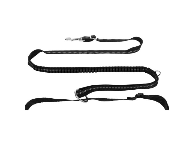 Cinturón para correr con correa gris/negro