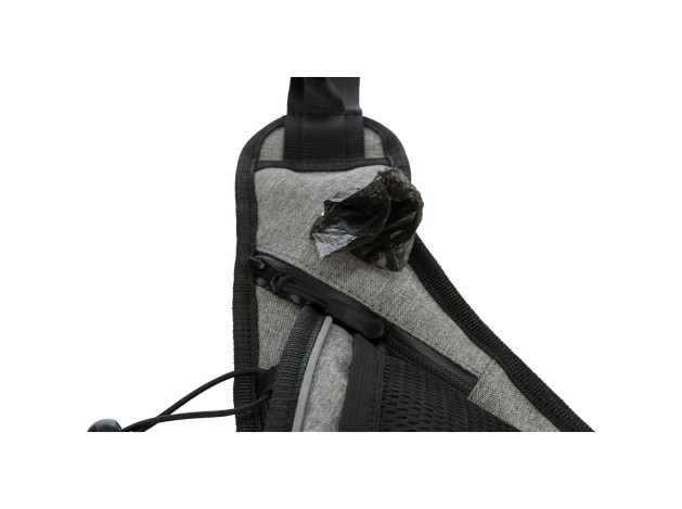 Cinturón para correr con correa gris/negro