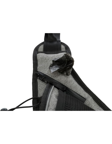 Cinturón para correr con correa gris/negro