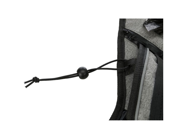 Cinturón para correr con correa gris/negro