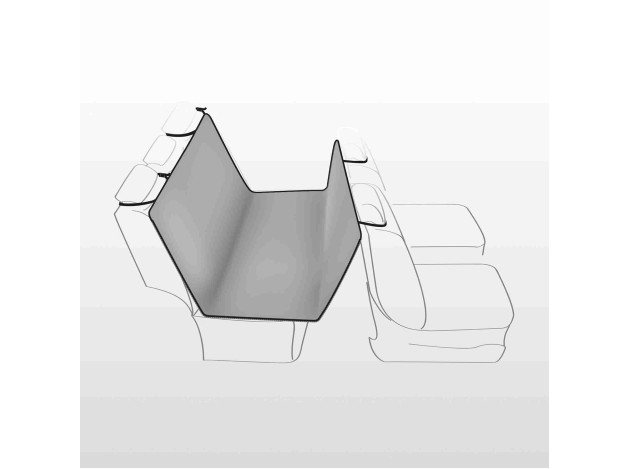 Funda Protectora Asientos Coche gris claro/negro