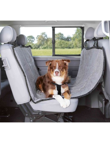 Funda Protectora Asientos Coche gris claro/negro