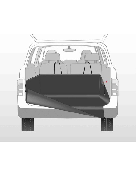 Funda Protectora Maletero Coche negro