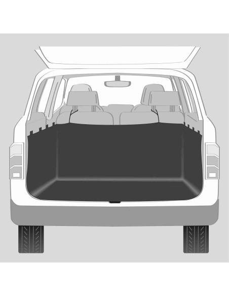 Funda Protectora Maletero Coche negro