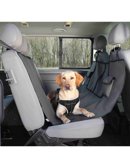 Funda Protectora Asientos Coche negro/marrón