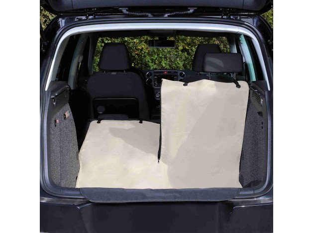 Funda Protectora Maletero Coche beige/negro