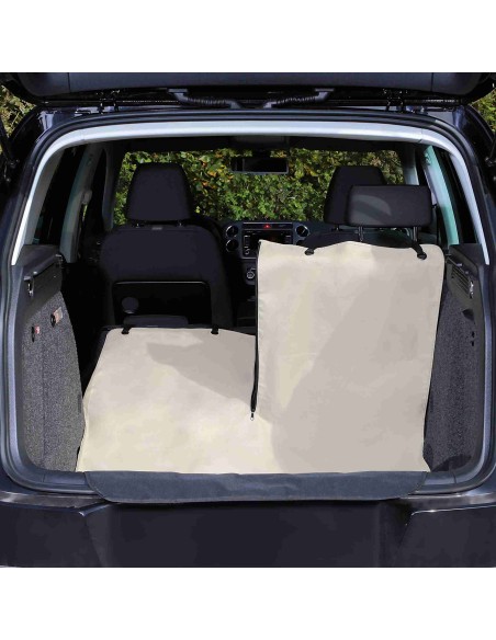 Funda Protectora Maletero Coche beige/negro