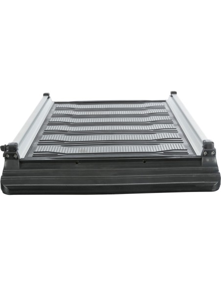 Rampa Telescópica 3 Pasos, aluminio/TPR negro/gris