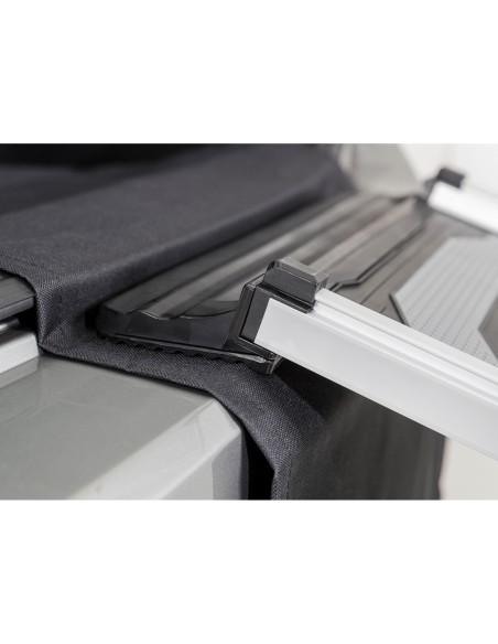 Rampa Telescópica 3 Pasos, aluminio/TPR negro/gris