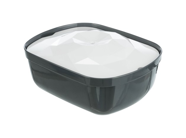 Fuente Polygon gris/blanco