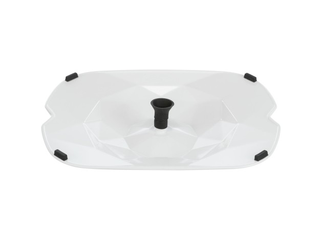 Fuente Polygon gris/blanco