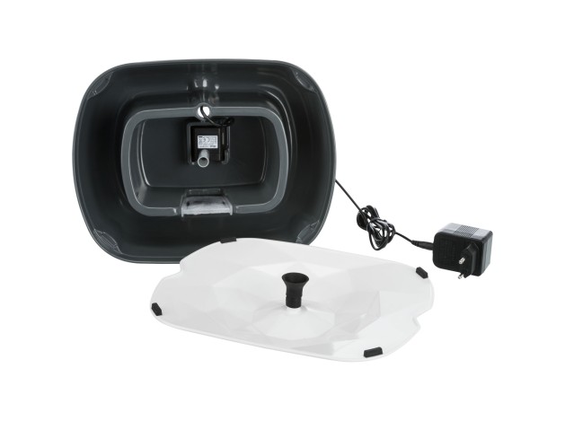 Fuente Polygon gris/blanco