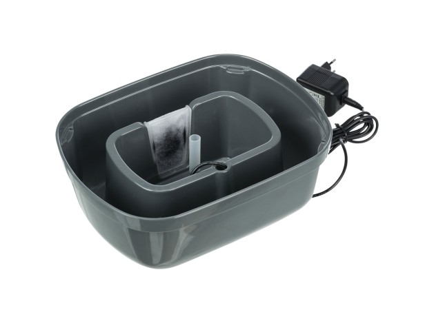 Fuente Polygon gris/blanco