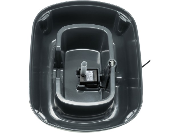 Fuente Polygon gris/blanco