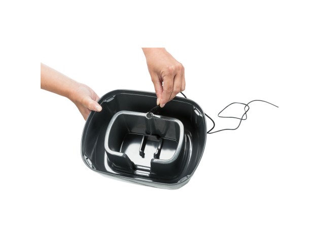 Fuente Polygon gris/blanco