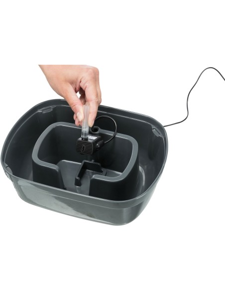 Fuente Polygon gris/blanco