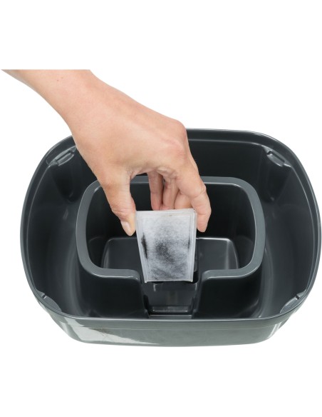 Fuente Polygon gris/blanco