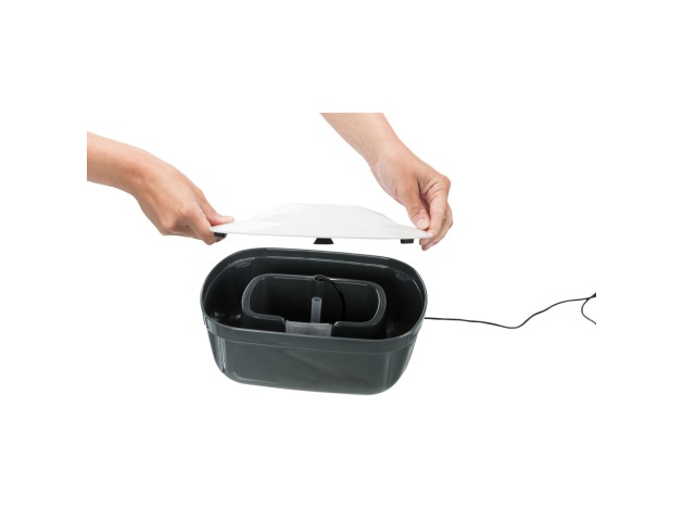 Fuente Polygon gris/blanco