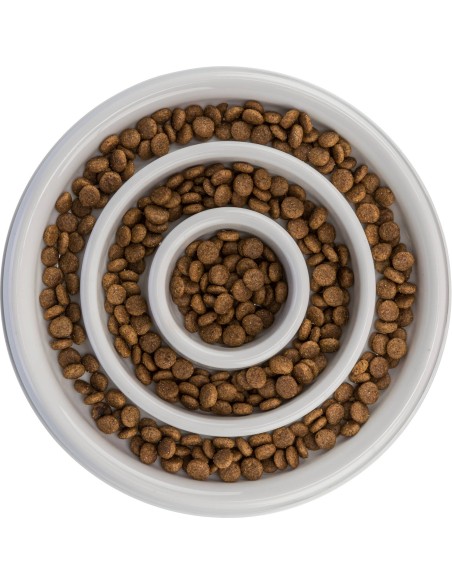 Slow Feeding Comedero, plástico gris