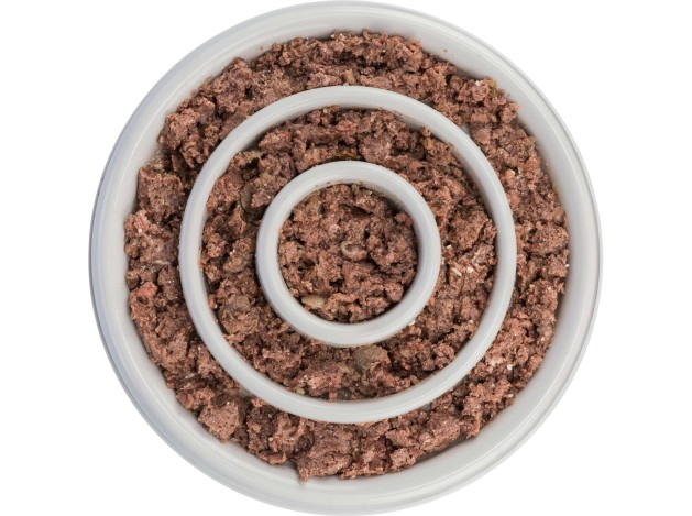 Slow Feeding Comedero, plástico gris