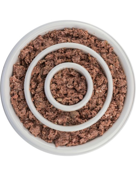 Slow Feeding Comedero, plástico gris