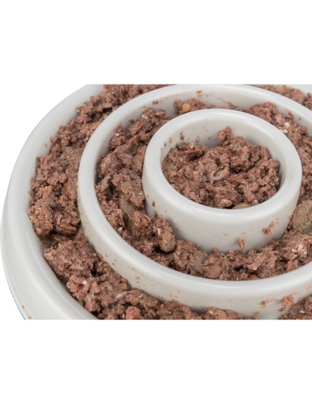 Slow Feeding Comedero, plástico gris