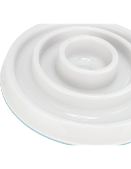 Slow Feeding Comedero, plástico gris