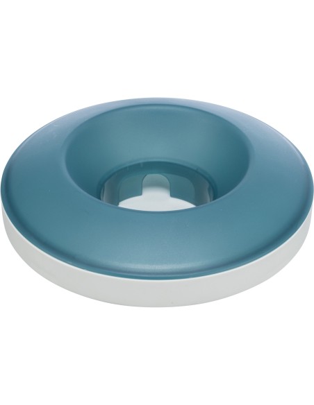Slow Feeding Comedero Rocking Bowl gris/azul