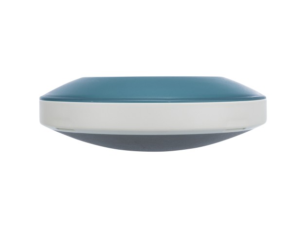 Slow Feeding Comedero Rocking Bowl gris/azul
