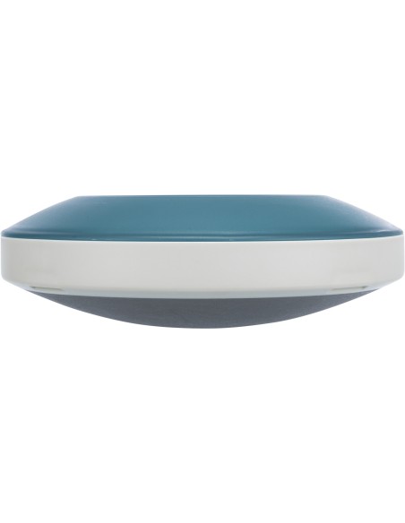 Slow Feeding Comedero Rocking Bowl gris/azul