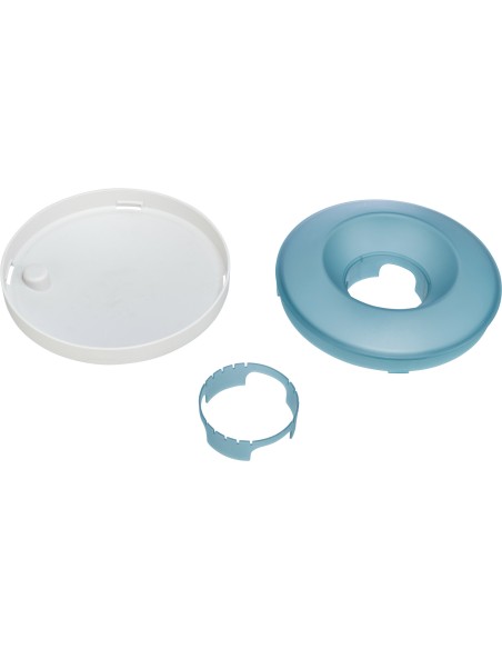 Slow Feeding Comedero Rocking Bowl gris/azul