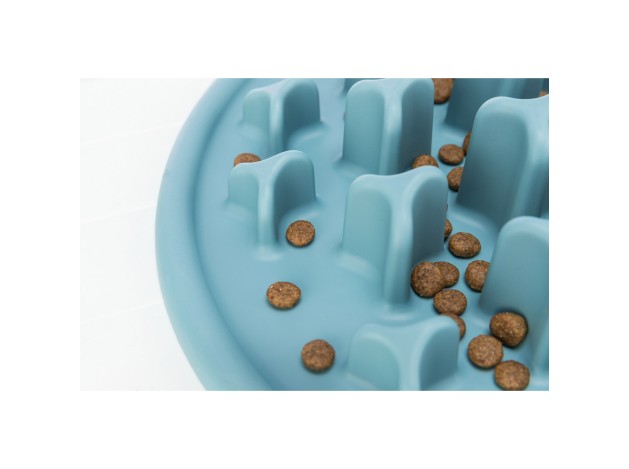 Slow Feeding Mantel para Alimento Pilares azul