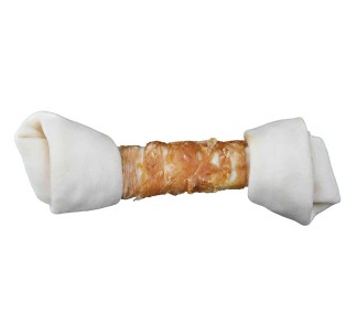 Knotted Chicken Chewing Bone - Pack de 6 unidades