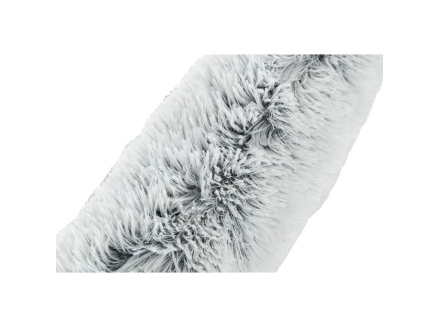 Cojín Rulo Harvey blanco-negro