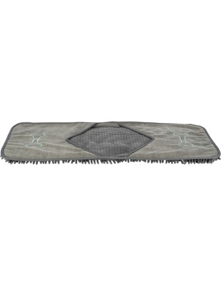 Toalla para Secado con Manoplas Integradas gris