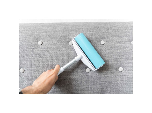 Rodillo de Pelusas XXL blanco/turquesa